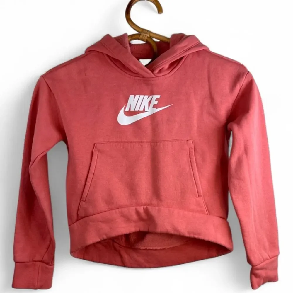 Nike Kids French Terry Cropped Hoodie size XS